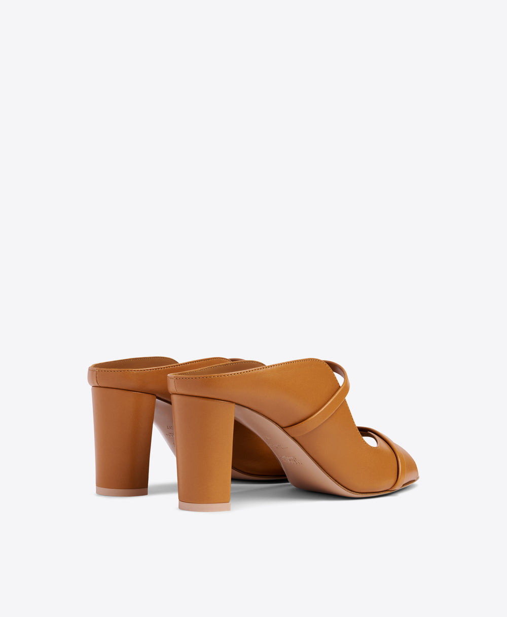 Malone Souliers Norah 70mm Brown Leather Heeled Sandals