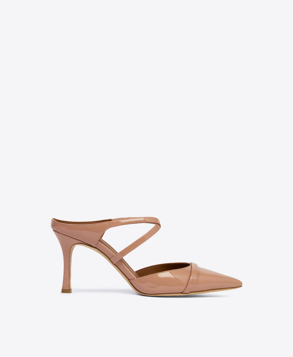 Women's Patent Nude Stiletto Mules Malone Souliers