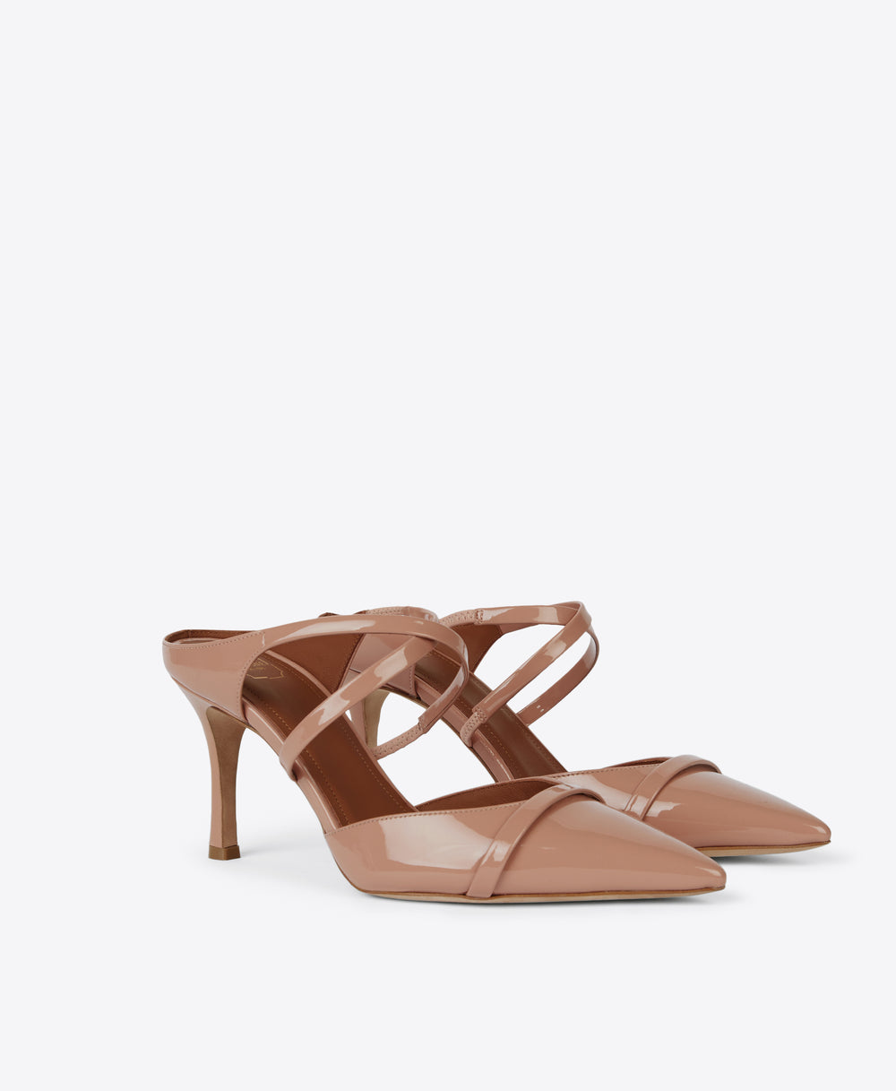 Women's Patent Nude Stiletto Mules Malone Souliers