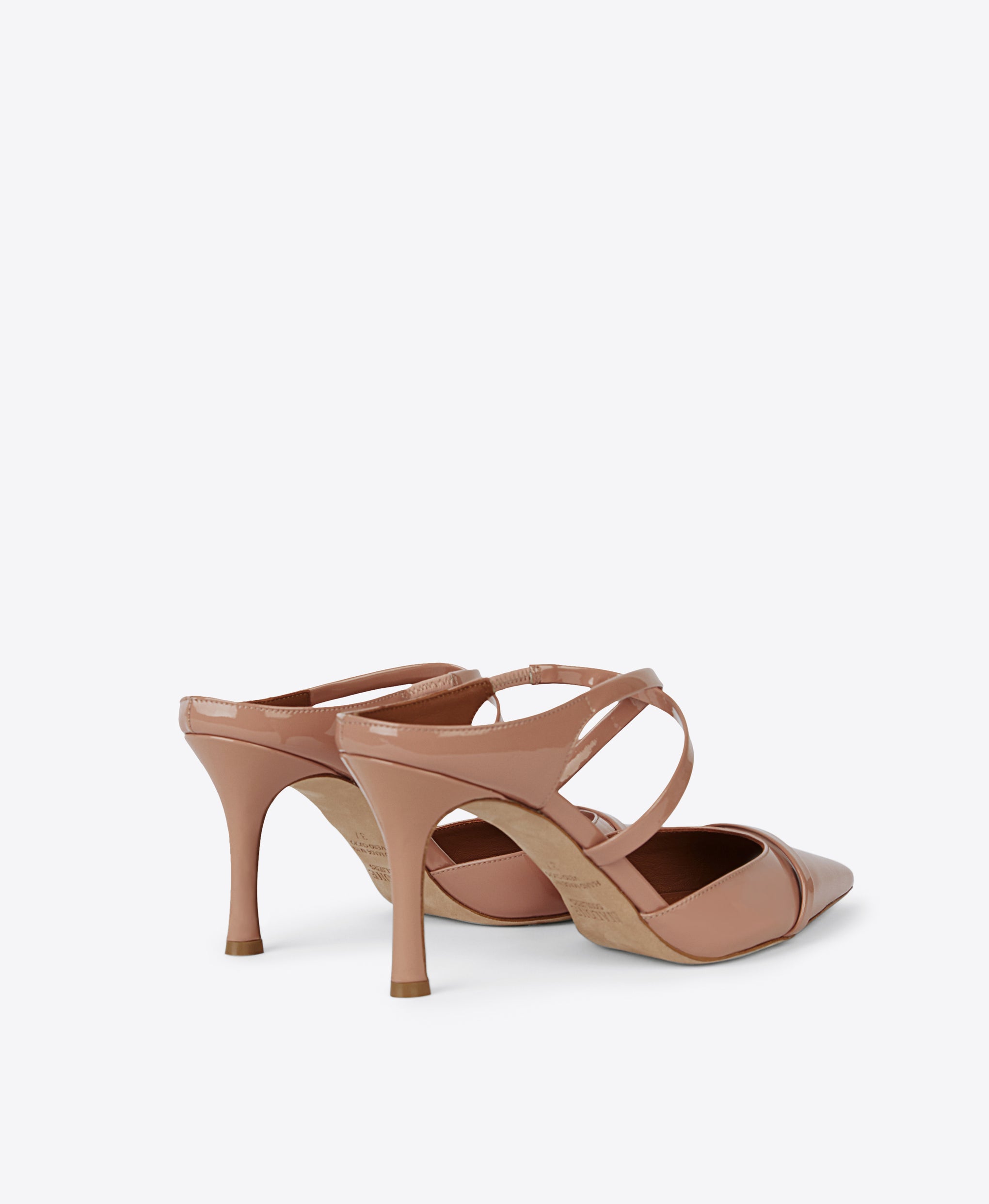 Women's Patent Nude Stiletto Mules Malone Souliers