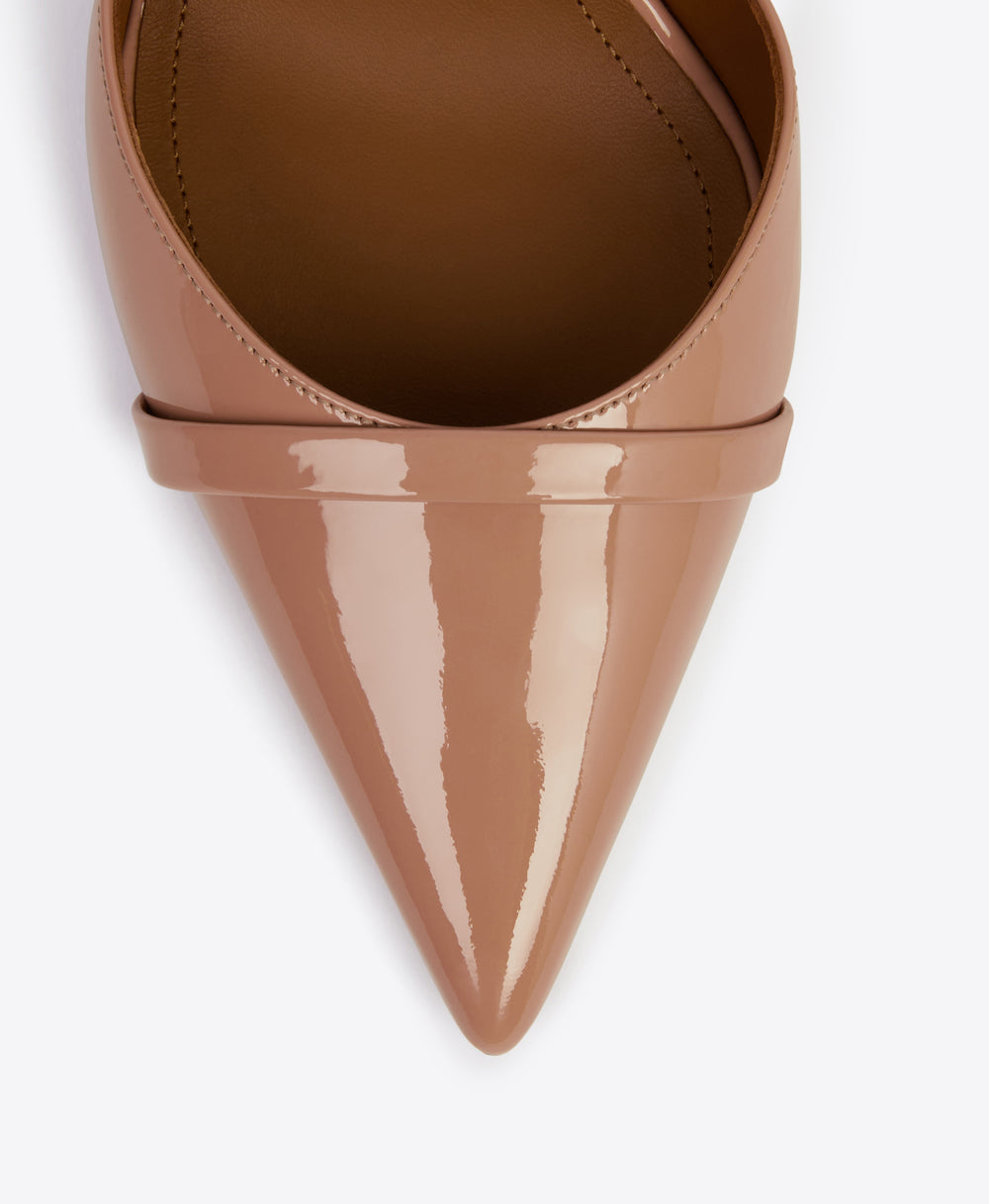 Women's Patent Nude Stiletto Mules Malone Souliers